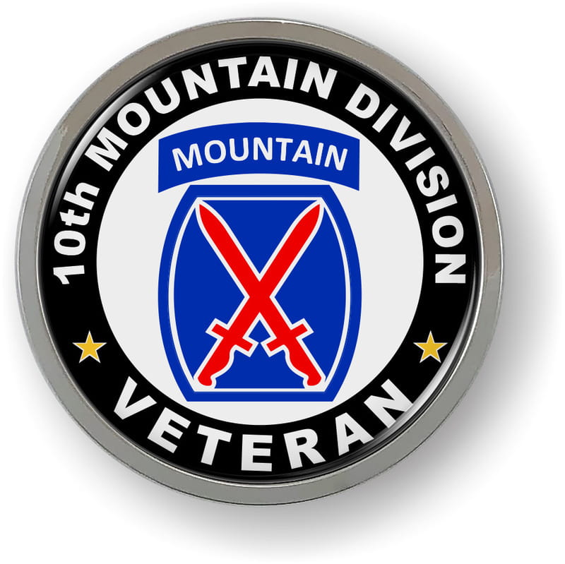 10th Mountain Division Veteran Emblem